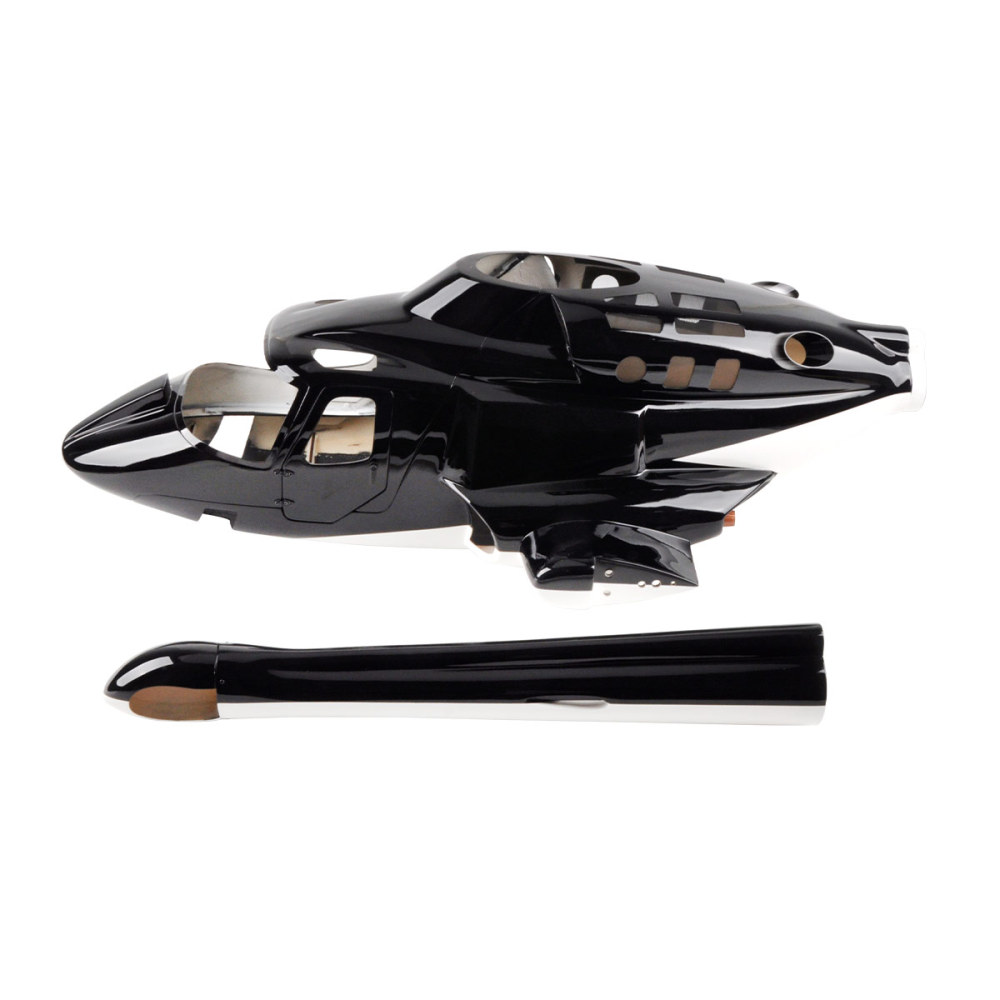 600 Size Airwolf Helicopter Fuselage Glass Fiber Body Copter Cover RC Model