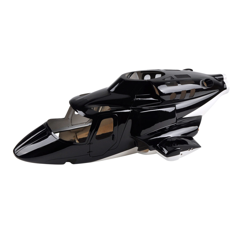 600 Size Airwolf Helicopter Fuselage Glass Fiber Body Copter Cover RC Model