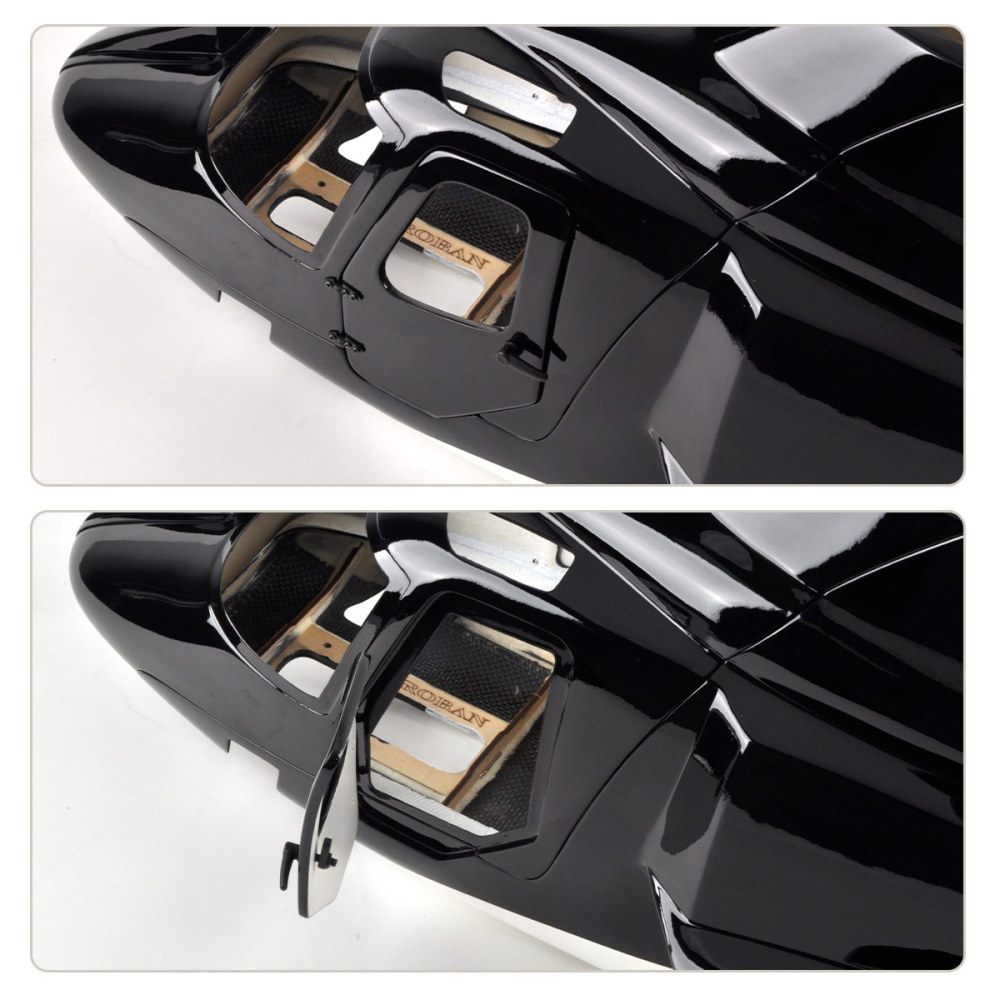 600 Size Airwolf Helicopter Fuselage Glass Fiber Body Copter Cover RC Model