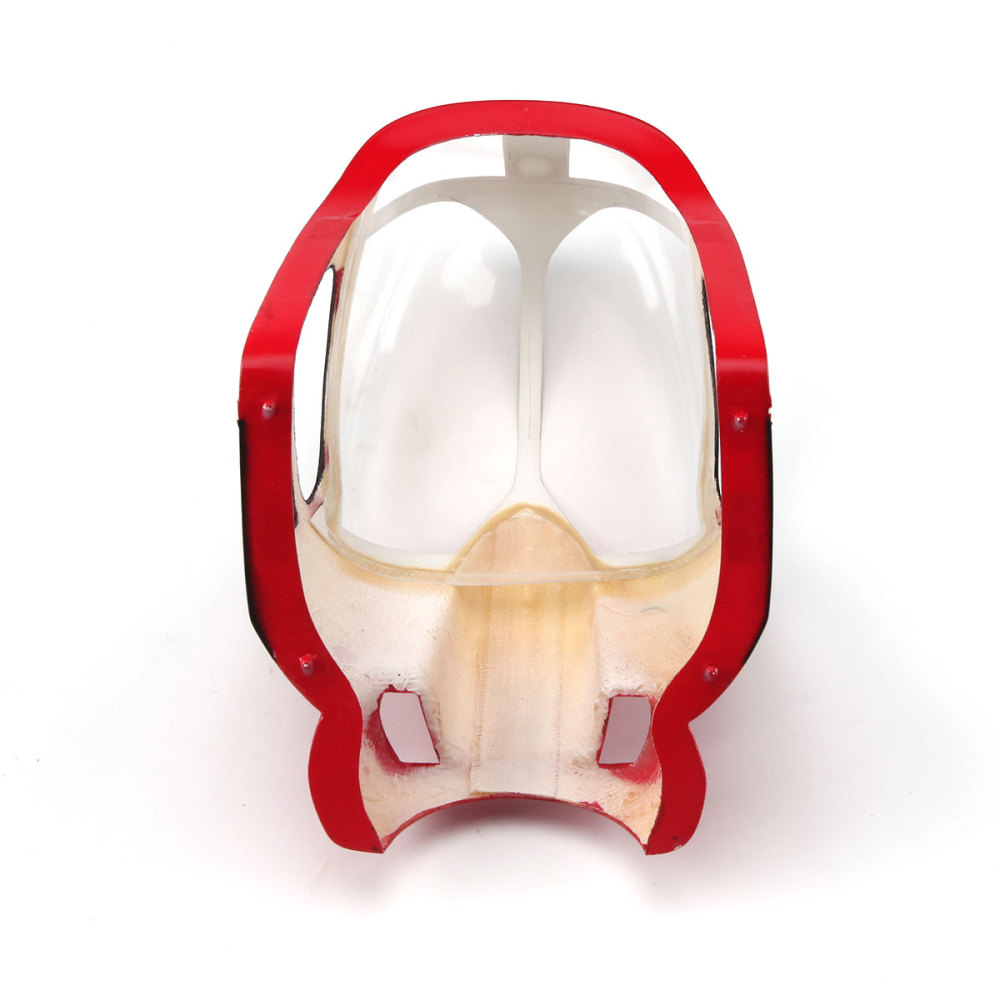 Roban 450 Size Helicopter Fuselage Ec-145 Red And White Prepainted Helicopter Fuselage