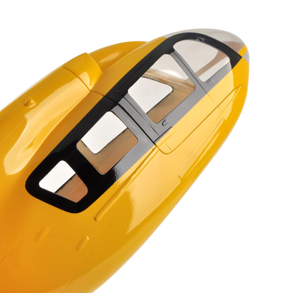 Roban 450 Size Helicopter Fuselage EC-145 Yellow Prepainted Helicopter Fuselage