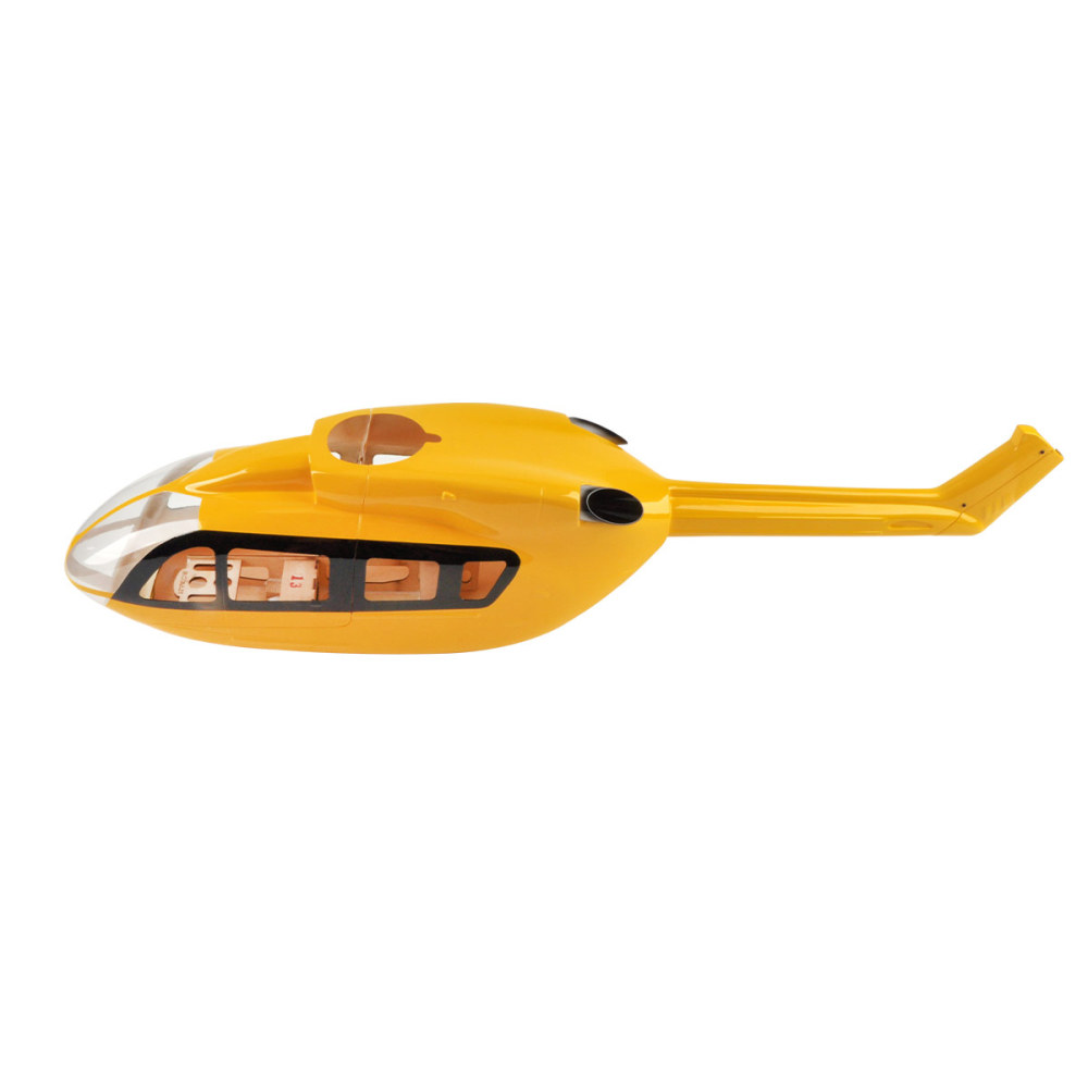 Roban 450 Size Helicopter Fuselage EC-145 Yellow Prepainted Helicopter Fuselage