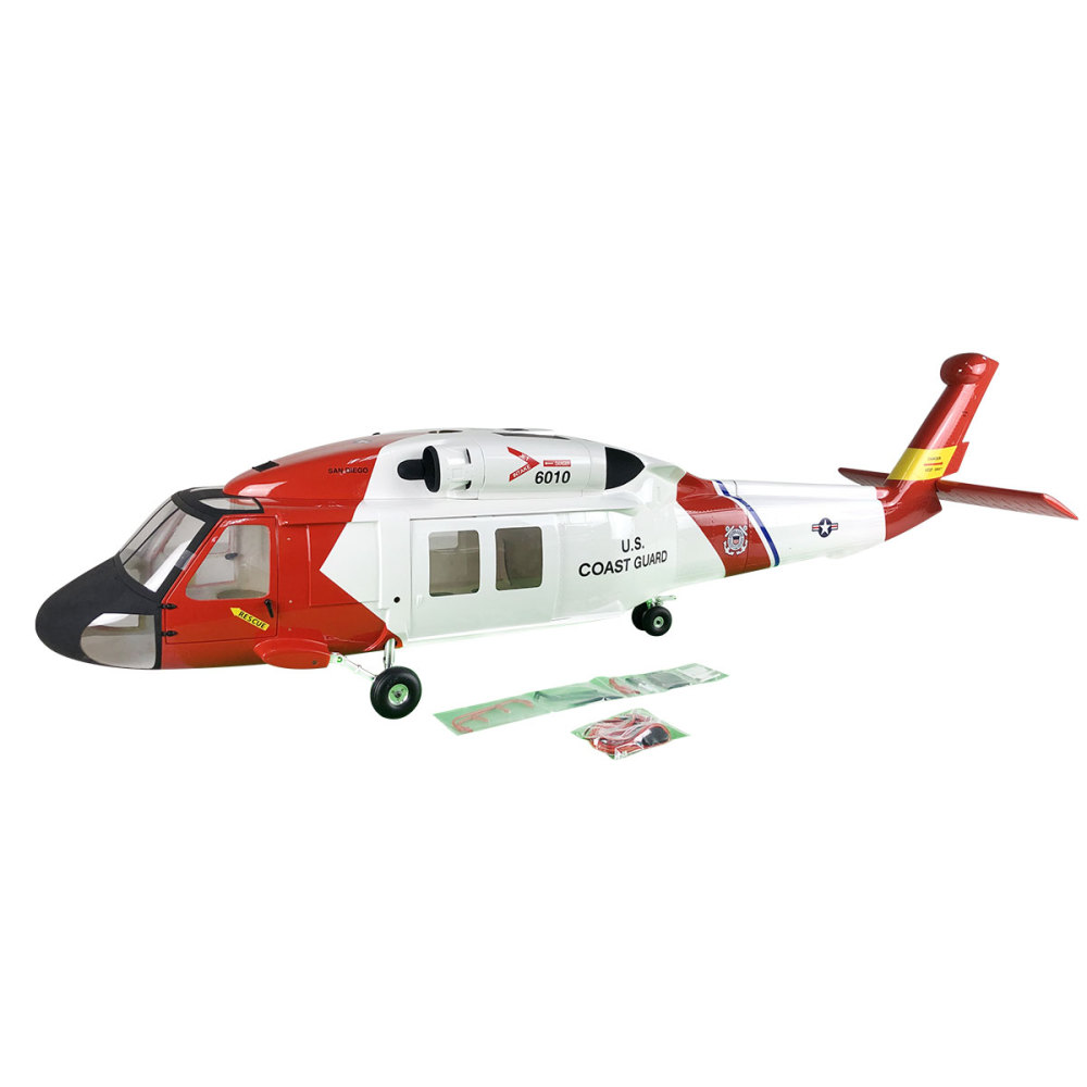 600size HH-60 Coast Guard RC Helicopter Fuselage JAYHAWK UH-60 Pre-painted Version