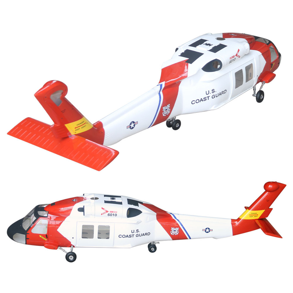 600size HH-60 Coast Guard RC Helicopter Fuselage JAYHAWK UH-60 Pre-painted Version
