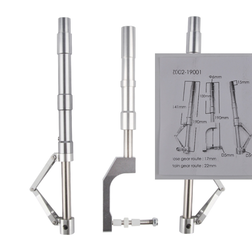 ZYHOBBY Metal Anti-Vibration Landing Gear SZ002-19001 Suitable for 7-8kg Aircraft  for Airplane Shock Absorbing Aircraft Parts