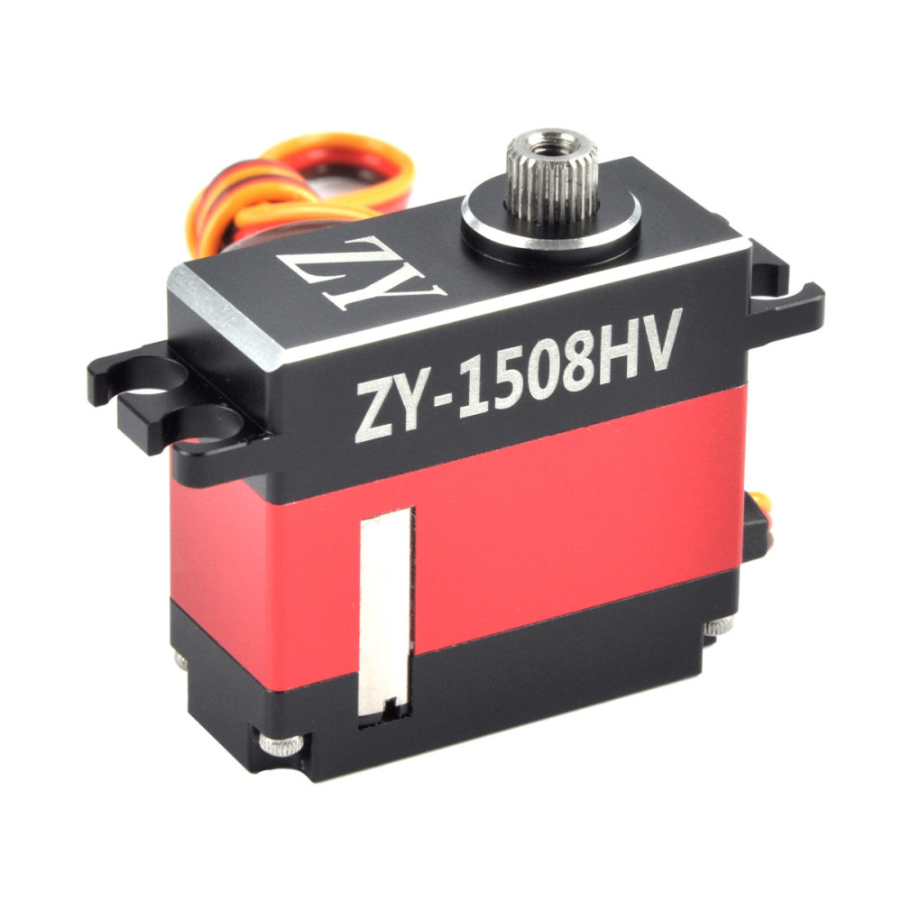 ZYHOBBY Digital Servo ZY-1508HV 12KG High Pressure Digital Servo Dual Ball Bearing Medium Servo for RC Model