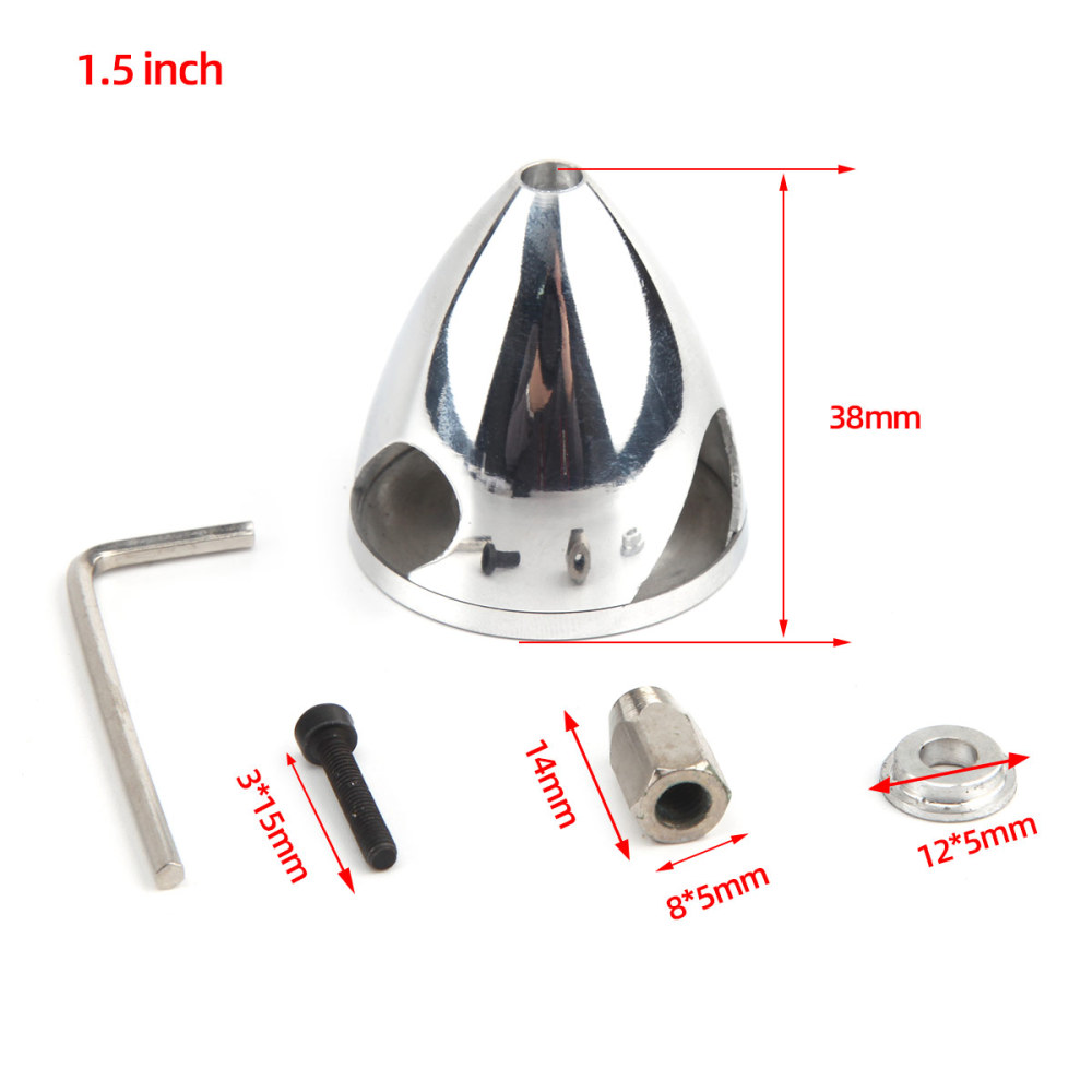 ZYHOBBY 3 Blades 1.5inch to 4inch Aluminium Spinners