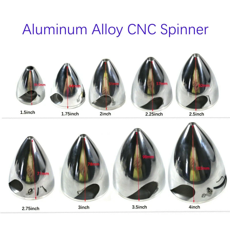 Aluminum Spinner Prop Nut - M8 X 1.0 Thread For DLE20, Enya FS120, YS 4-Stroke RC Airplane Engines 8 thumbnail image
