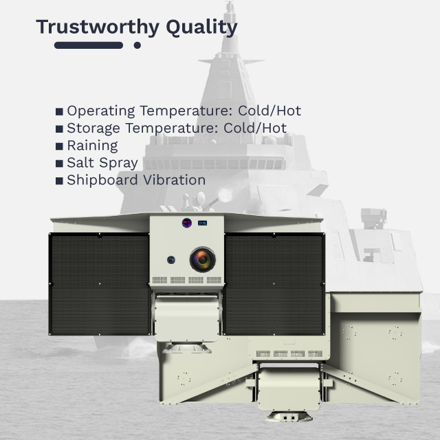 RH-80A Long Range Opto-acoustic Device Emergency Warning Perimeter Security Acoustic Hailing Device Lrad ISO Certified IPX5