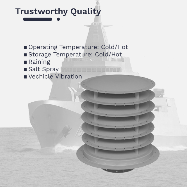 RX660A Omnidirectional acoustic array emergency communication early warning civil defense siren typhoon tsunami bird deterrent ISO Certified IPX6