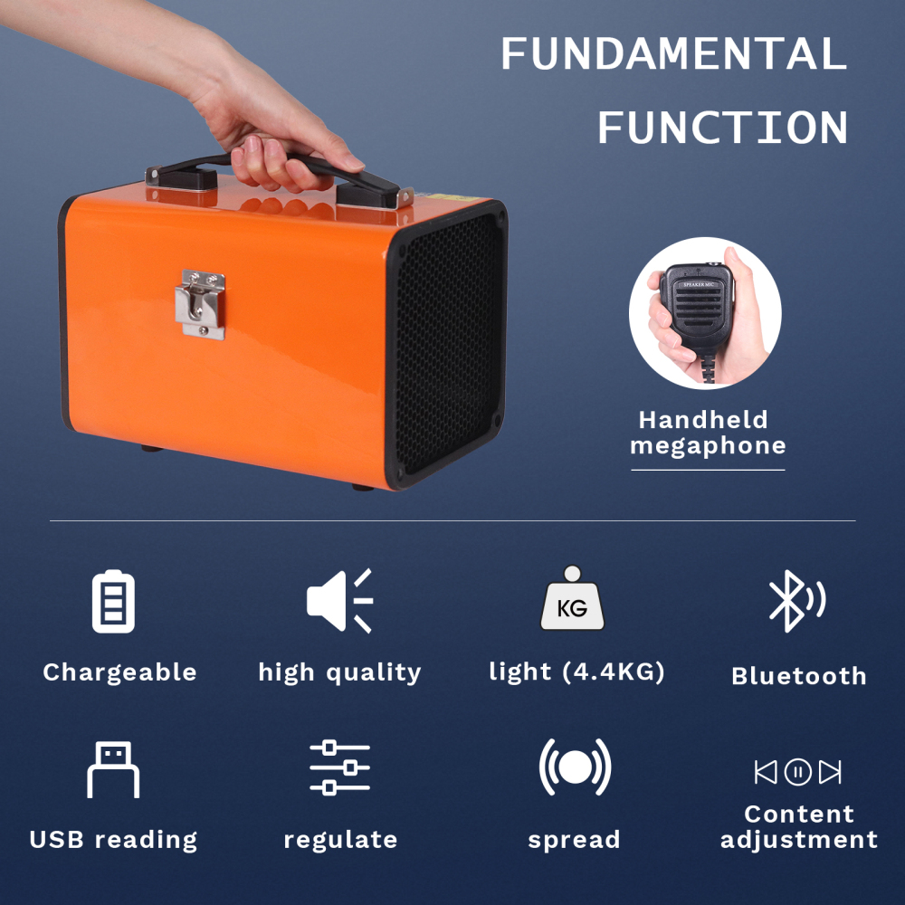 RP-10D handhold lightweight portable Long Range Acoustic Device Emergency Warning Acoustic Hailing Device Lrad ISO Certified IPX5