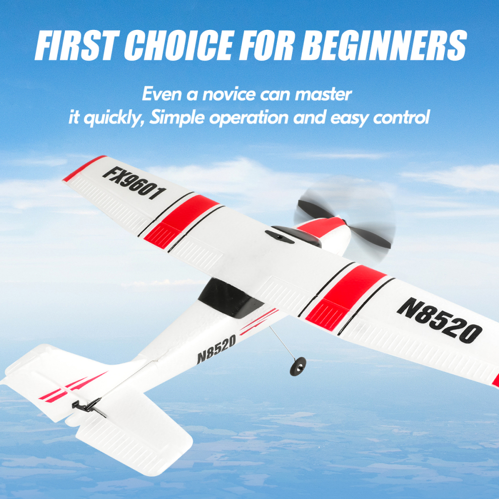 FX9601 4-Channel Oessna Remote Control Aircraft  Intelligent Self-stabilizing Gyroscope Three Modes