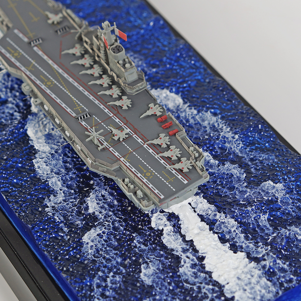 Liaoning aircraft carrier seaside model ornament