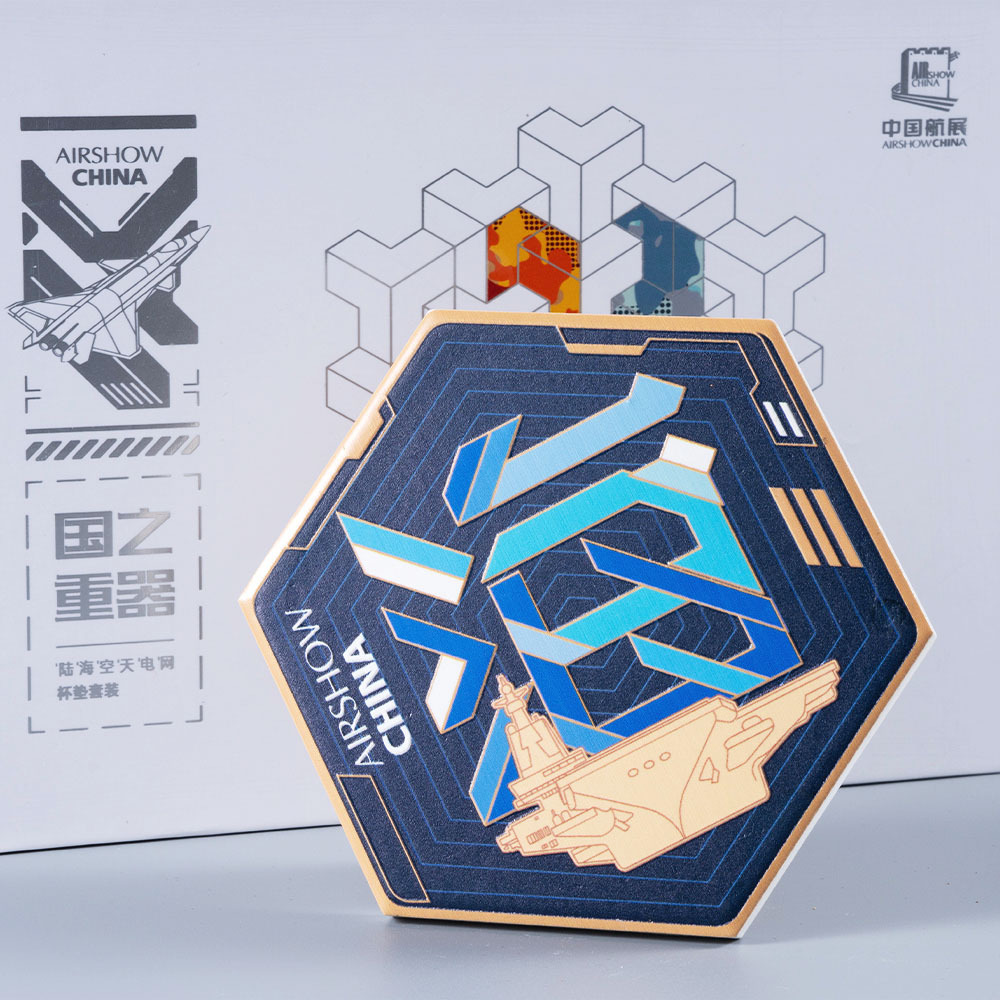 Air Show Commemorative Ceramic Tea Cup Coaster (Set)