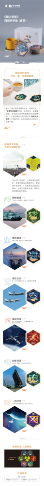 Air Show Commemorative Ceramic Tea Cup Coaster (Set)