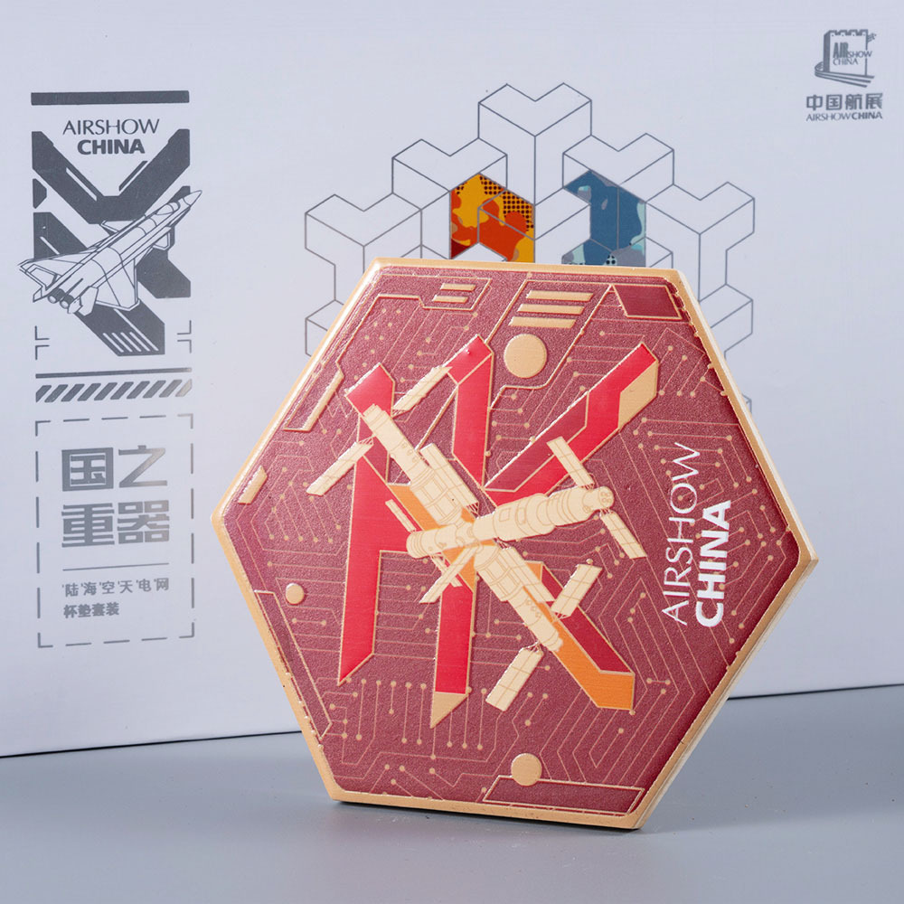 Air Show Commemorative Ceramic Tea Cup Coaster (Set)