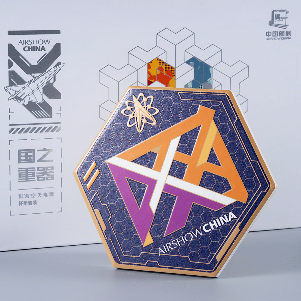 Air Show Commemorative Ceramic Tea Cup Coaster (Set)