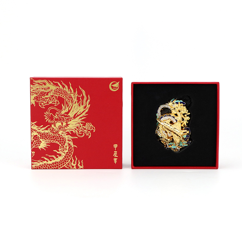 Auspicious Dragon Brooch