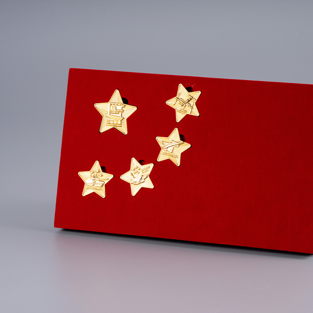 Five Stars Shining Air Show Badge Commemorative badges