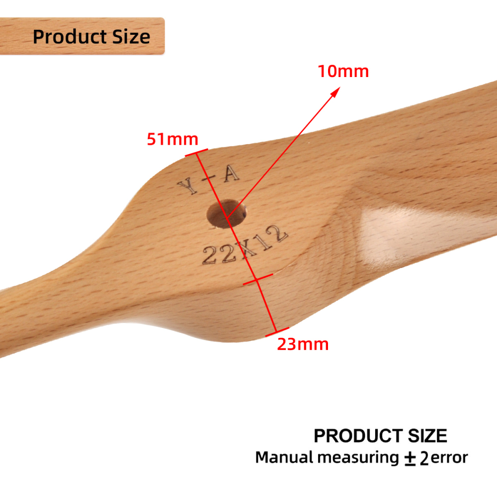 Flight Model Wooden Propeller 22inch to 32inch for Gas Plane Wood Laminated CW