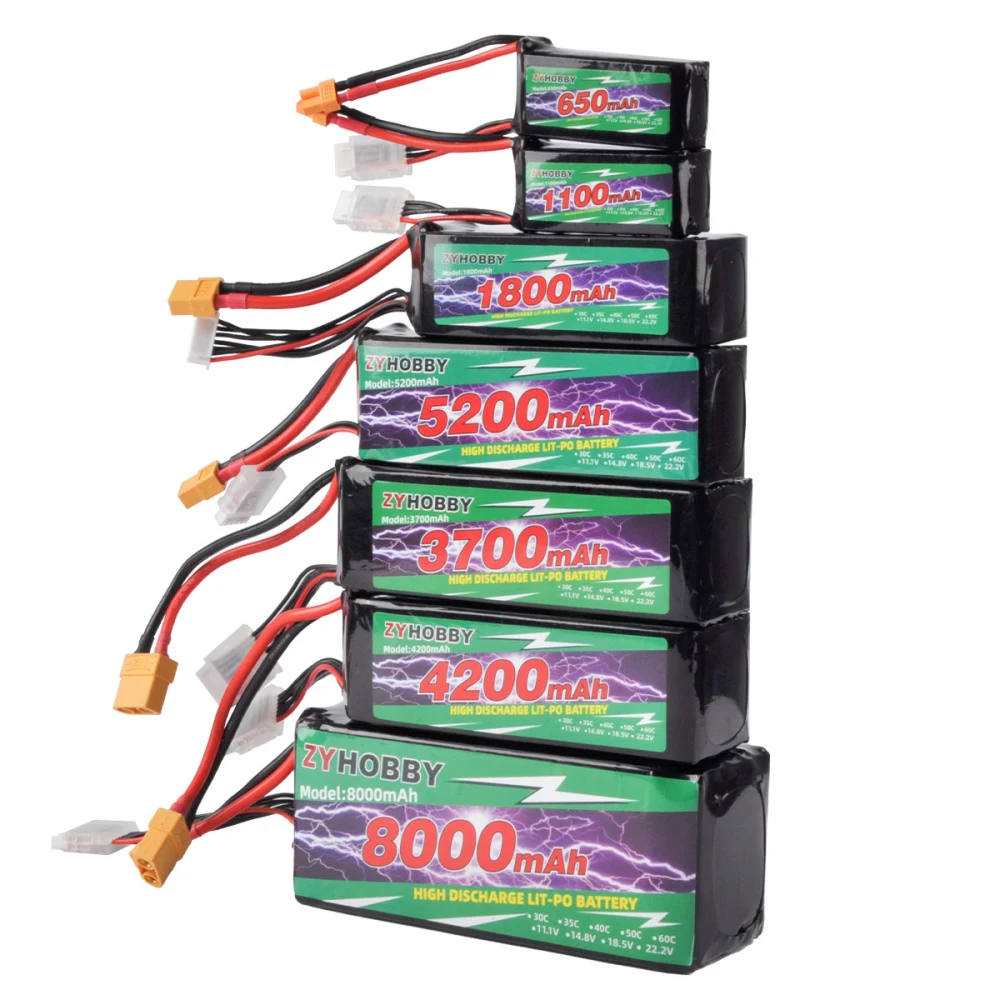 ZYHOBBY Li-ion Battery For RC Airplane Model High Power More Longer ...