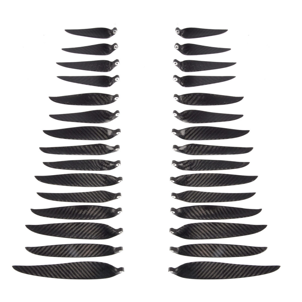 ZYHOBBY 9.5~18inch Carbon Fiber Propeller Foldable Propeller for RC Airplane Multiple propeller sizes available