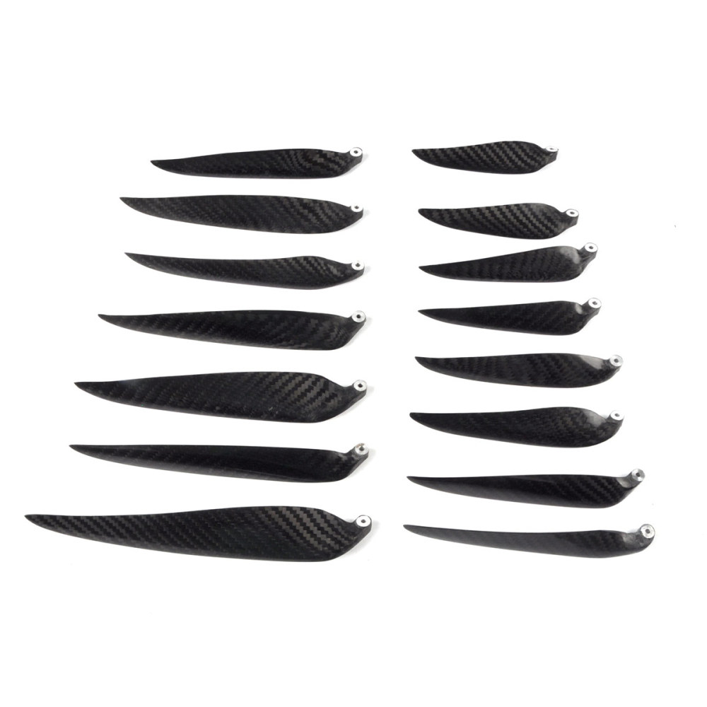ZYHOBBY 9.5~18inch Carbon Fiber Propeller Foldable Propeller for RC Airplane Multiple propeller sizes available