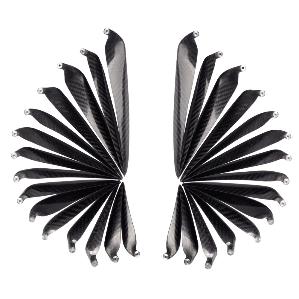 ZYHOBBY 9.5~18inch Carbon Fiber Propeller Foldable Propeller for RC Airplane Multiple propeller sizes available