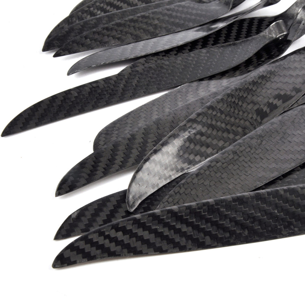 ZYHOBBY 9.5~18inch Carbon Fiber Propeller Foldable Propeller for RC Airplane Multiple propeller sizes available