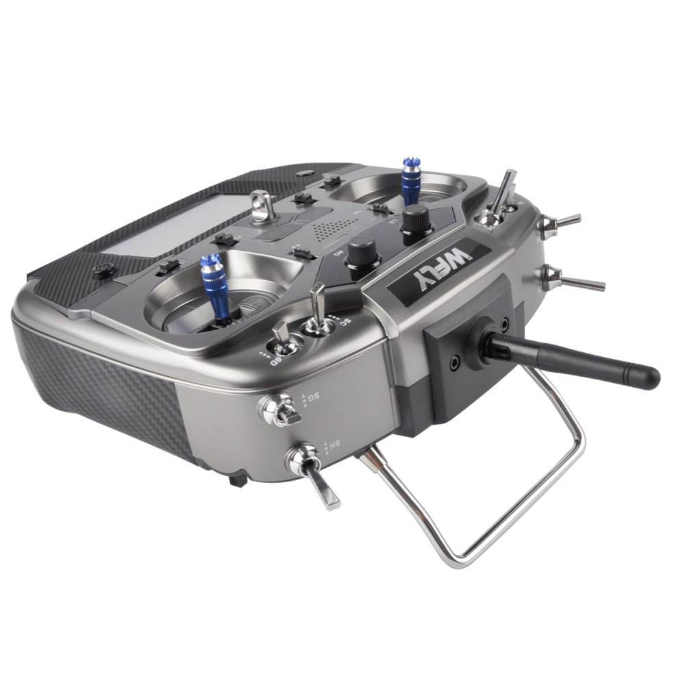 Flysky ET16S 2.4GHz RC Transmitter CNC Metal Hall Sensor Gimbal 15W Fast Charging