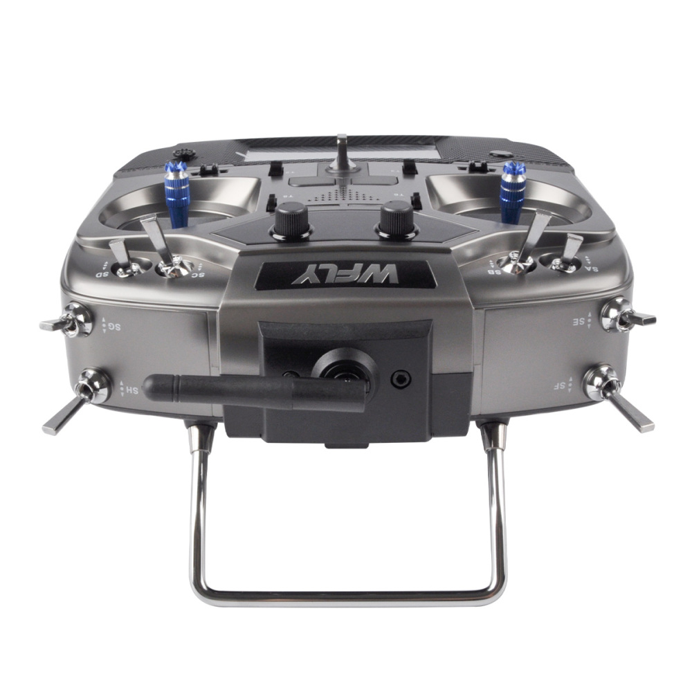 Flysky ET16S 2.4GHz RC Transmitter CNC Metal Hall Sensor Gimbal 15W Fast Charging