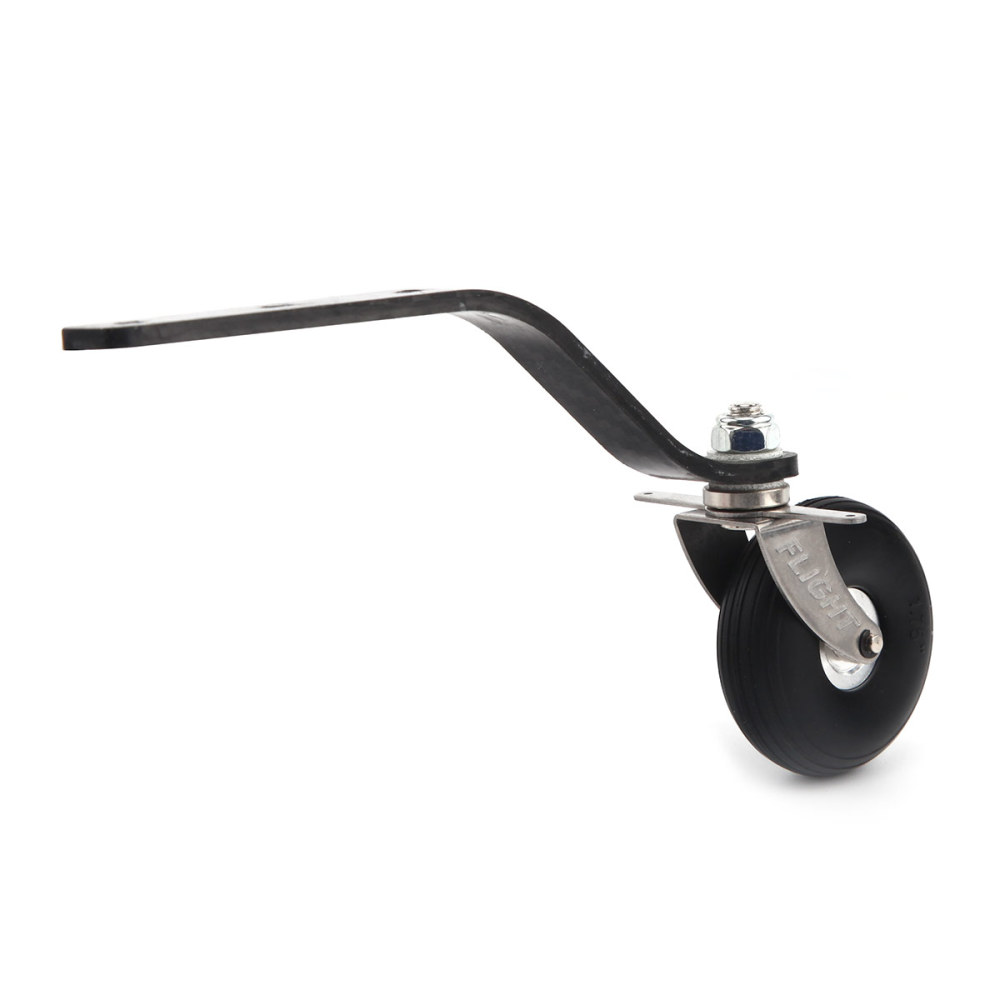 Carbon Fiber Tail Wheel kit A2 w/ 1.75inch PU Wheel for 100cc Plane
