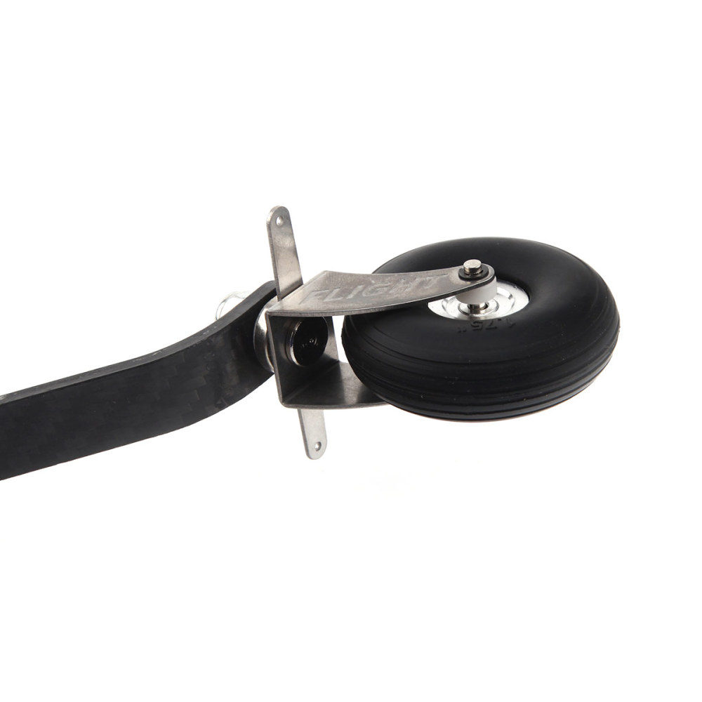 Carbon Fiber Tail Wheel kit A2 w/ 1.75inch PU Wheel for 100cc Plane