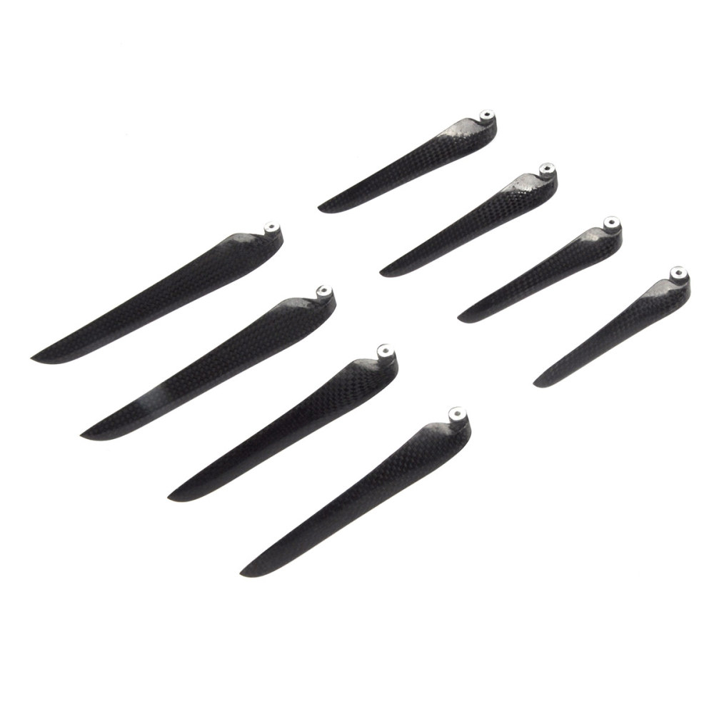 ZYHOBBY 9.5~18inch Plain Carbon Fiber Propeller Foldable Propeller for RC Airplane Multiple propeller sizes available