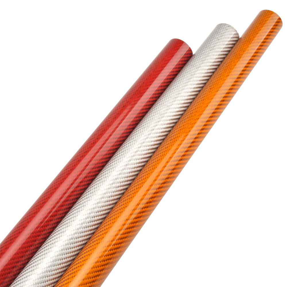 1000mm Glossy Carbon Fiber Tube High Composite Hardness Material 3K Twill Matte 30x26mm for RC Airplane
