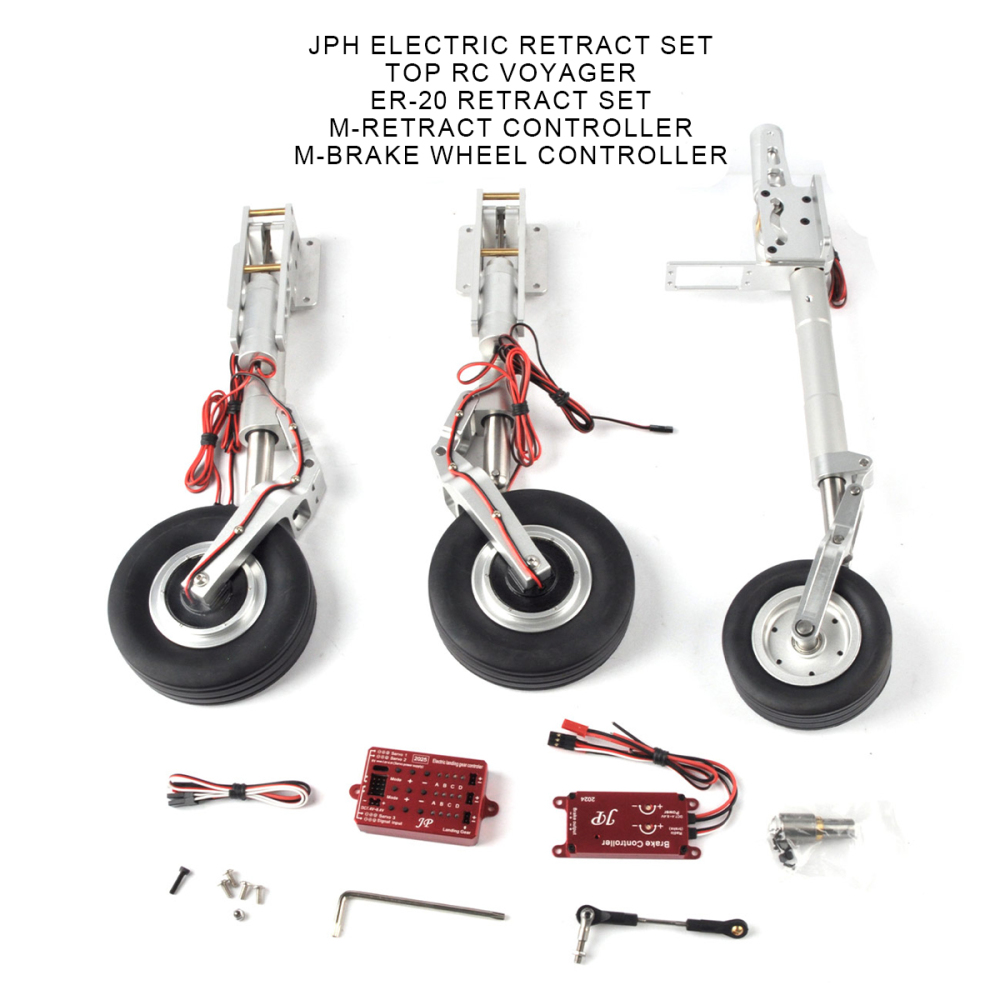 ER-200 Retract Set Electronic Retractable Landing Gear M-Retract Controller M-Brake Wheel Controller