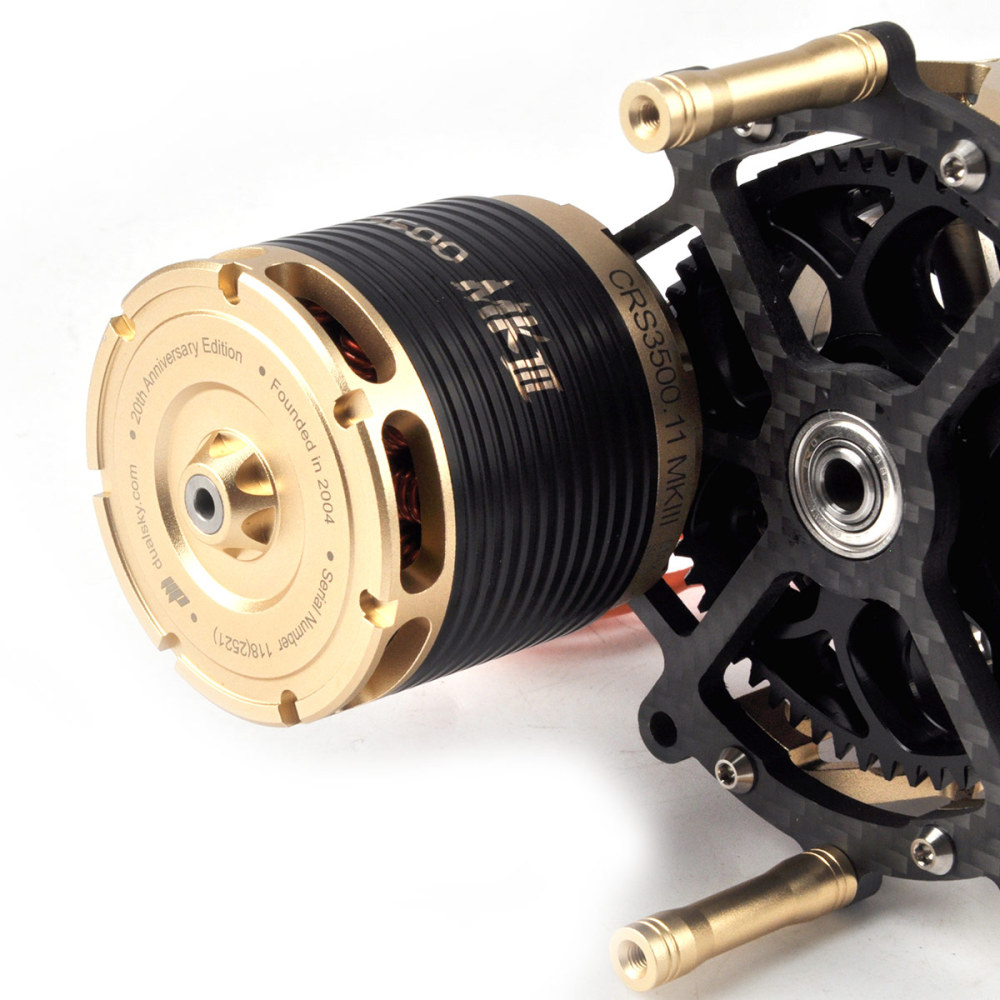 Dualsky CRS3500 MKIII AE Coaxial Dual Propeller Power System For F3A Remote-controlled Coaxial Aerobatic Aircraft