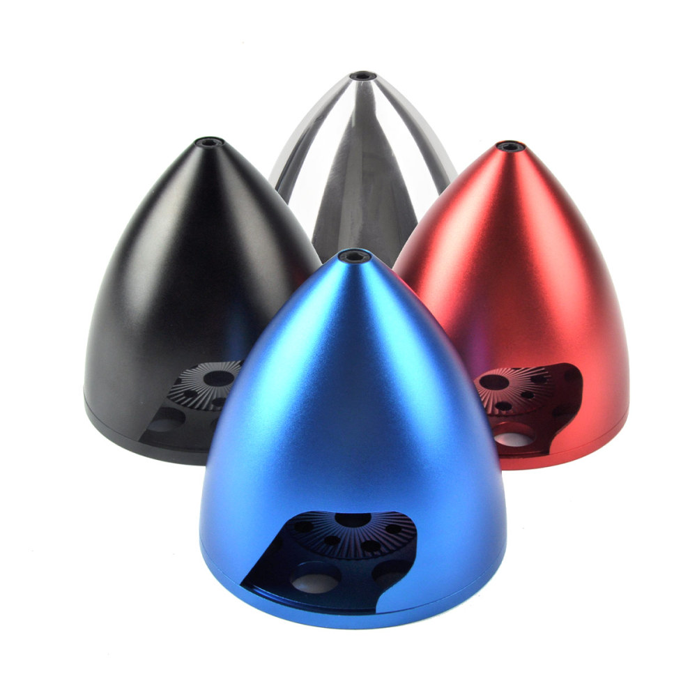 3.5inch 89mm Anodized CNC Aluminum Drilled RC Spinner