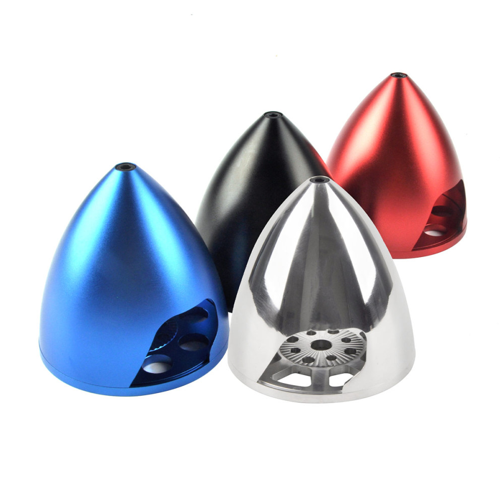 3.5inch 89mm Anodized CNC Aluminum Drilled RC Spinner