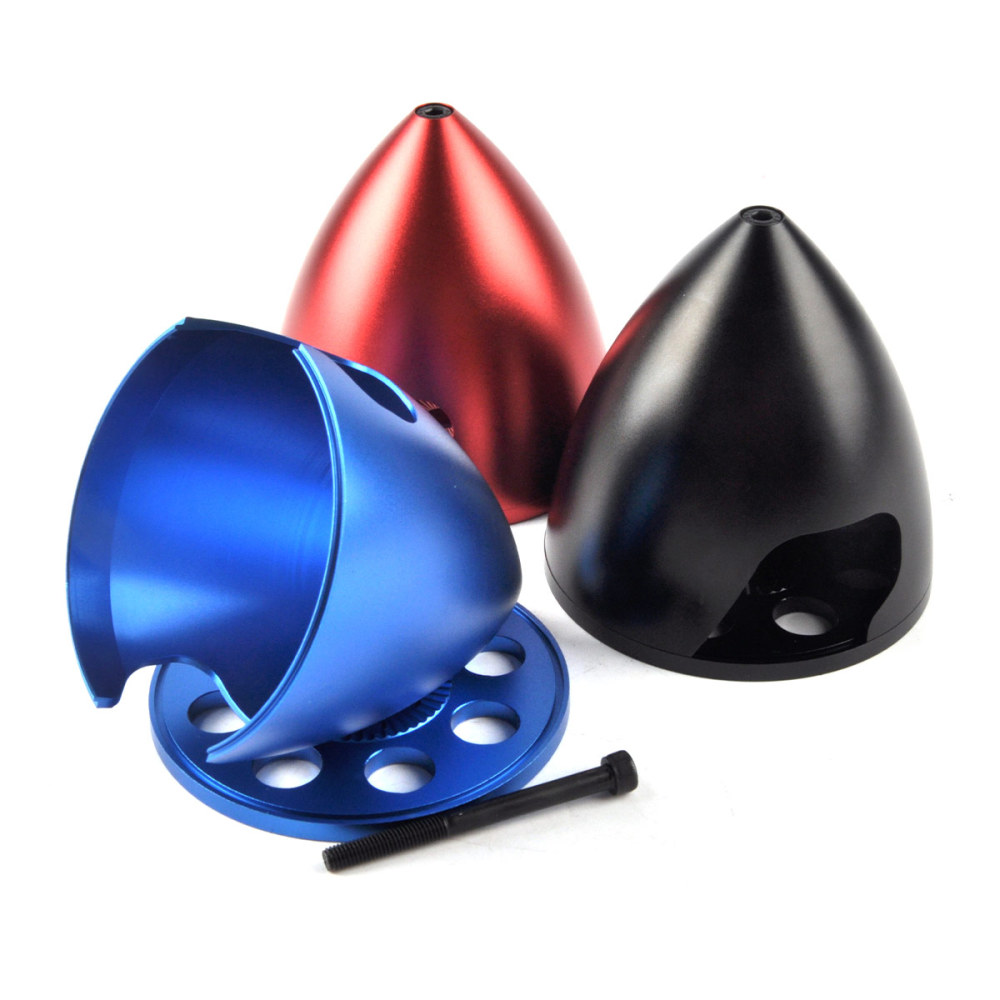3.5inch 89mm Anodized CNC Aluminum Drilled RC Spinner
