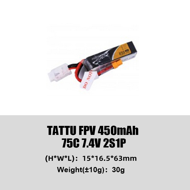Tattu Classic Series FPV Battery High Discharge Rate (45C/75C) Lightweight Freestyle Flying Suitable for FPV Drones