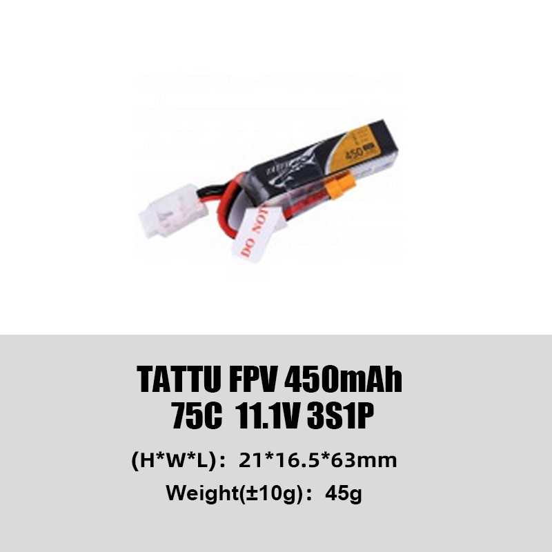 Tattu Classic Series FPV Battery High Discharge Rate (45C/75C) Lightweight Freestyle Flying Suitable for FPV Drones