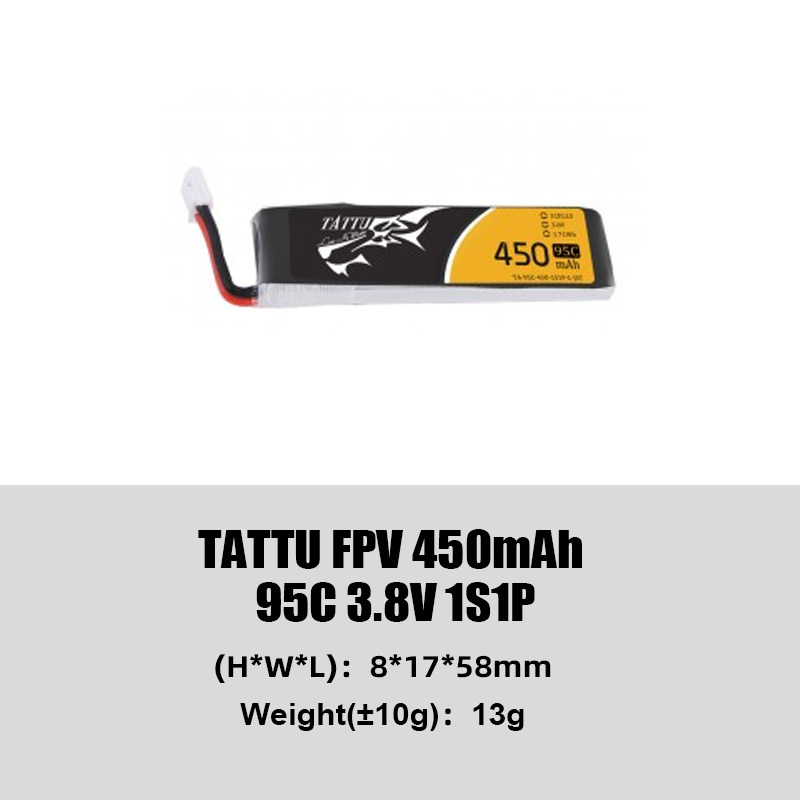 Tattu Classic Series FPV Battery High Discharge Rate (45C/75C) Lightweight Freestyle Flying Suitable for FPV Drones