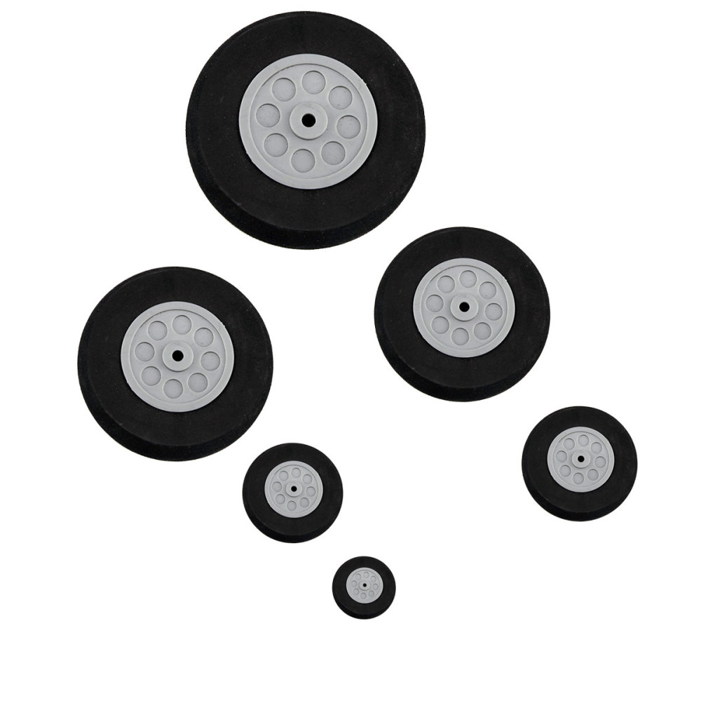 Sponge Wheel Tire Plastic Hub for RC Airplane Model 20-110MM