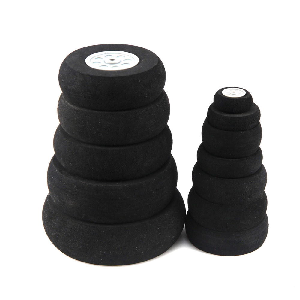 Sponge Wheel Tire Plastic Hub for RC Airplane Model 20-110MM