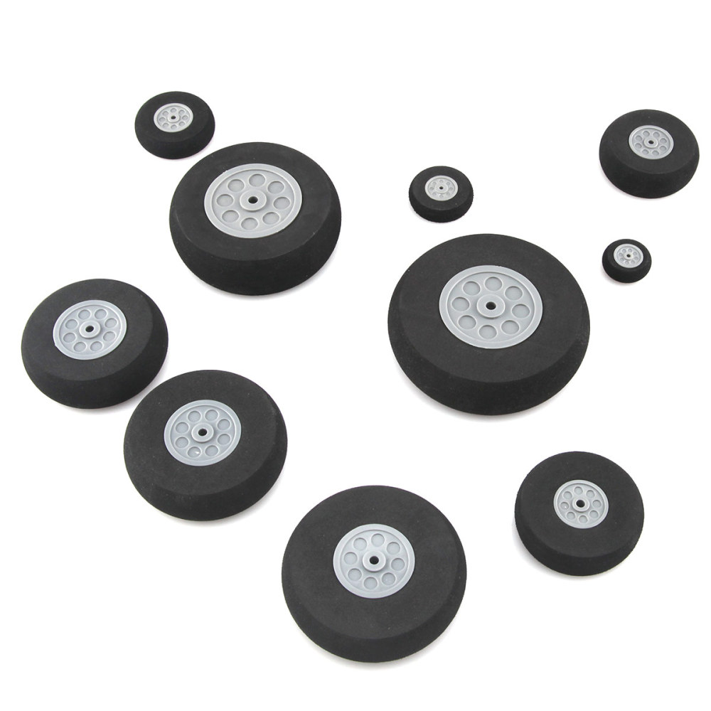 Sponge Wheel Tire Plastic Hub for RC Airplane Model 20-110MM