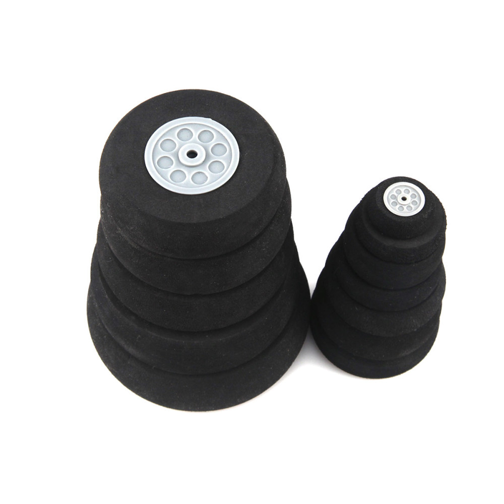 Sponge Wheel Tire Plastic Hub for RC Airplane Model 20-110MM