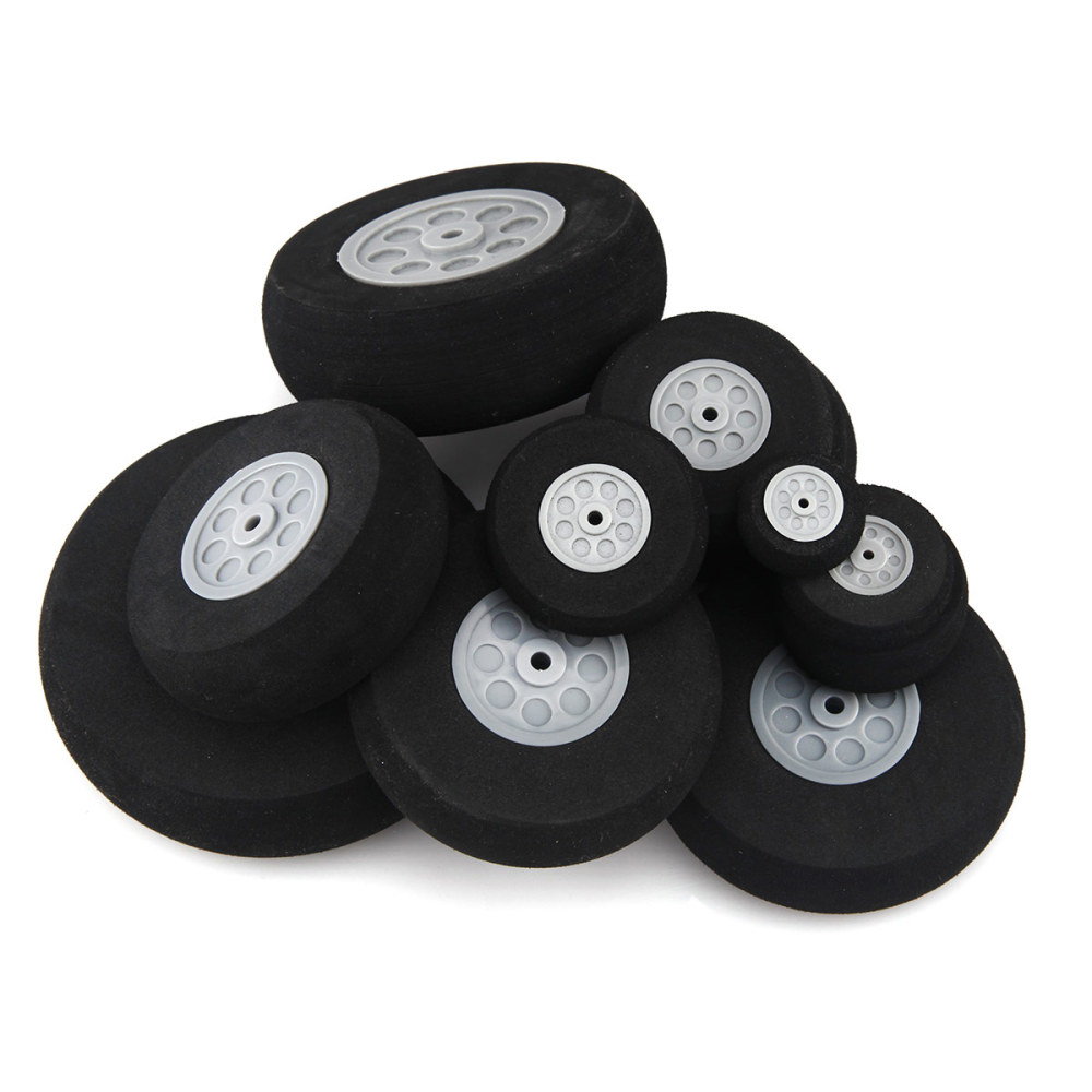 Sponge Wheel Tire Plastic Hub for RC Airplane Model 20-110MM