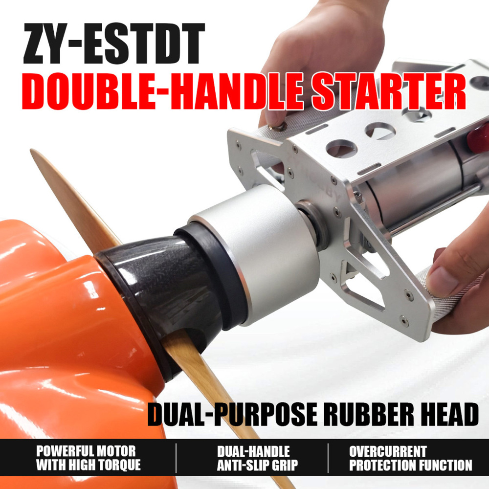 ZYHOBBY Aluminum frame Double-Handle-starter for RC Gas Airplane