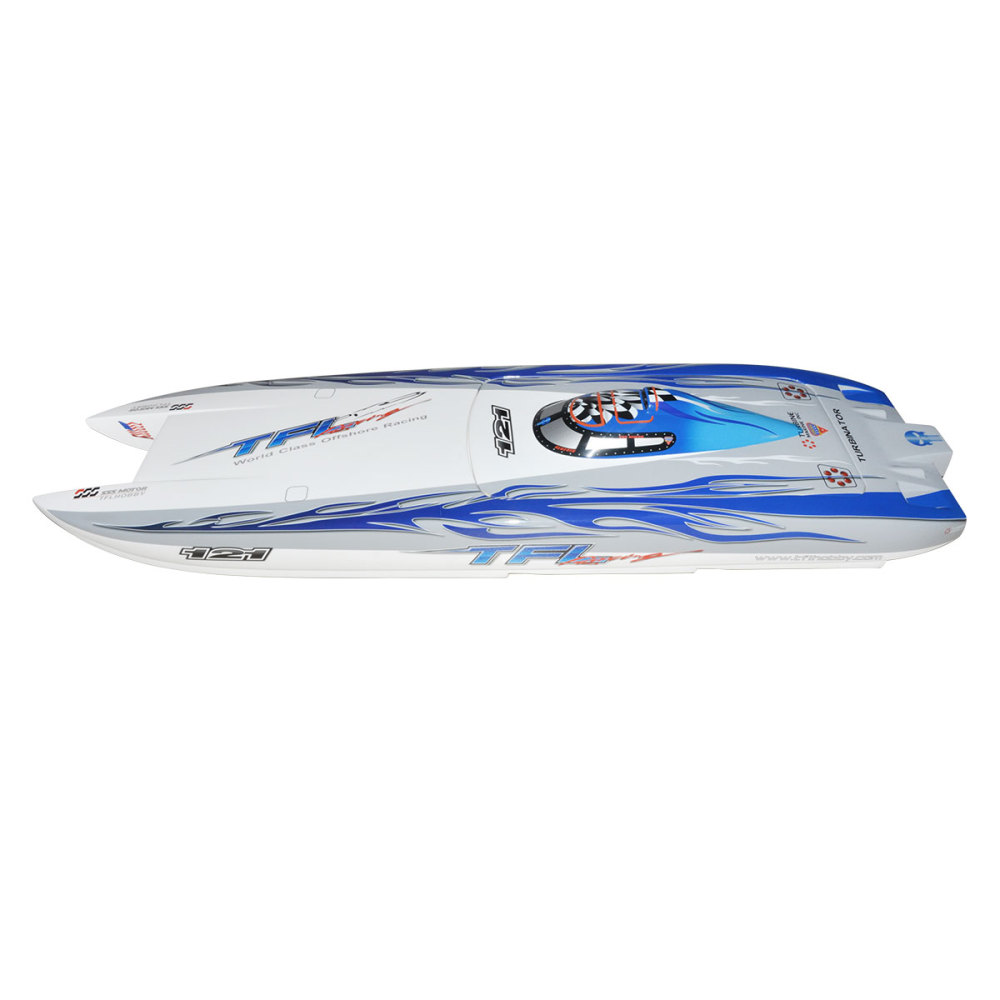 TFL 1133 Zonda Cat Fiberglass RC Electric Boat Outside Toys Two Color for Choose Black /Blue